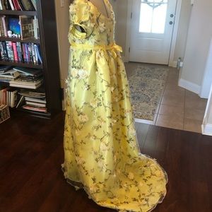 Bridgerton Regency Style Gown! PENELOPE YELLOW! Misses Size 10-12. Bust 38”
